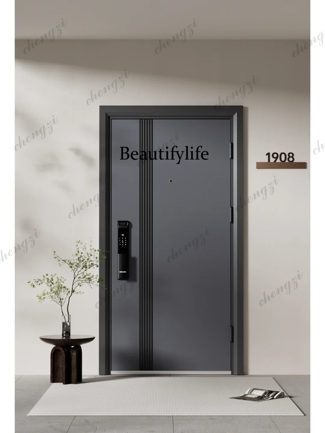Home Cinema Interiors - K153 Porta de Madeira Personalizada de