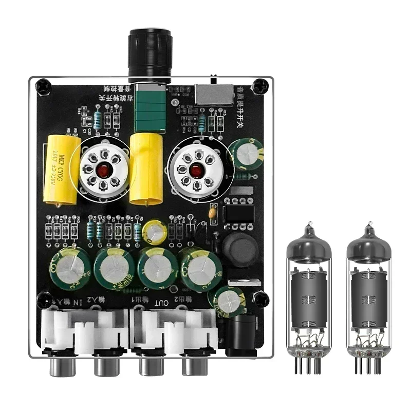 Home Cinema Equipment - Pré-amplificador de Tubo 6K4 Atualizado, Amplificadores