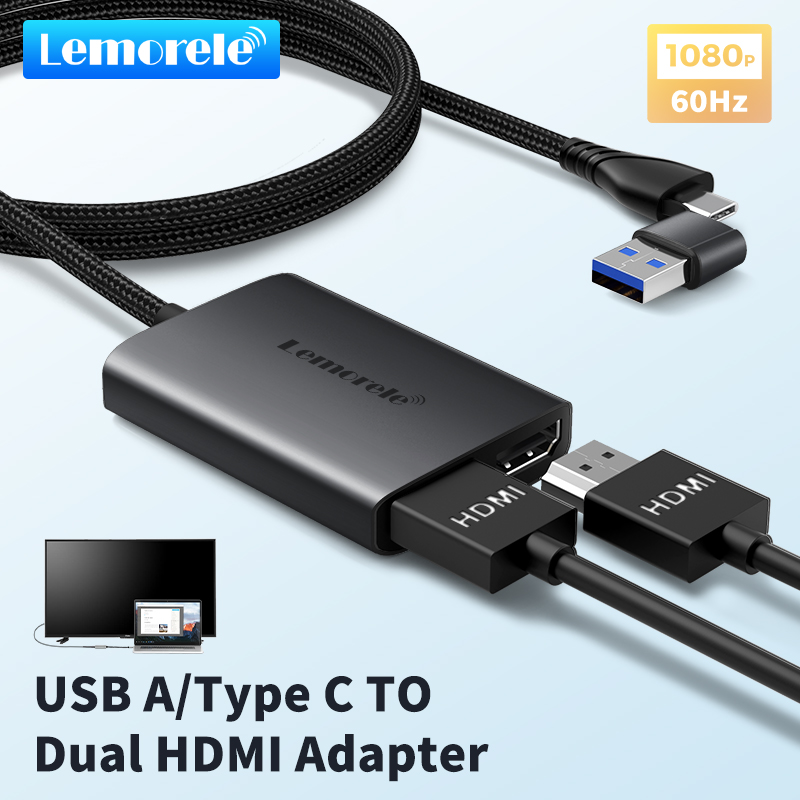 Home Cinema With Projector - Lemorele adaptador hdmi duplo 4k tipo