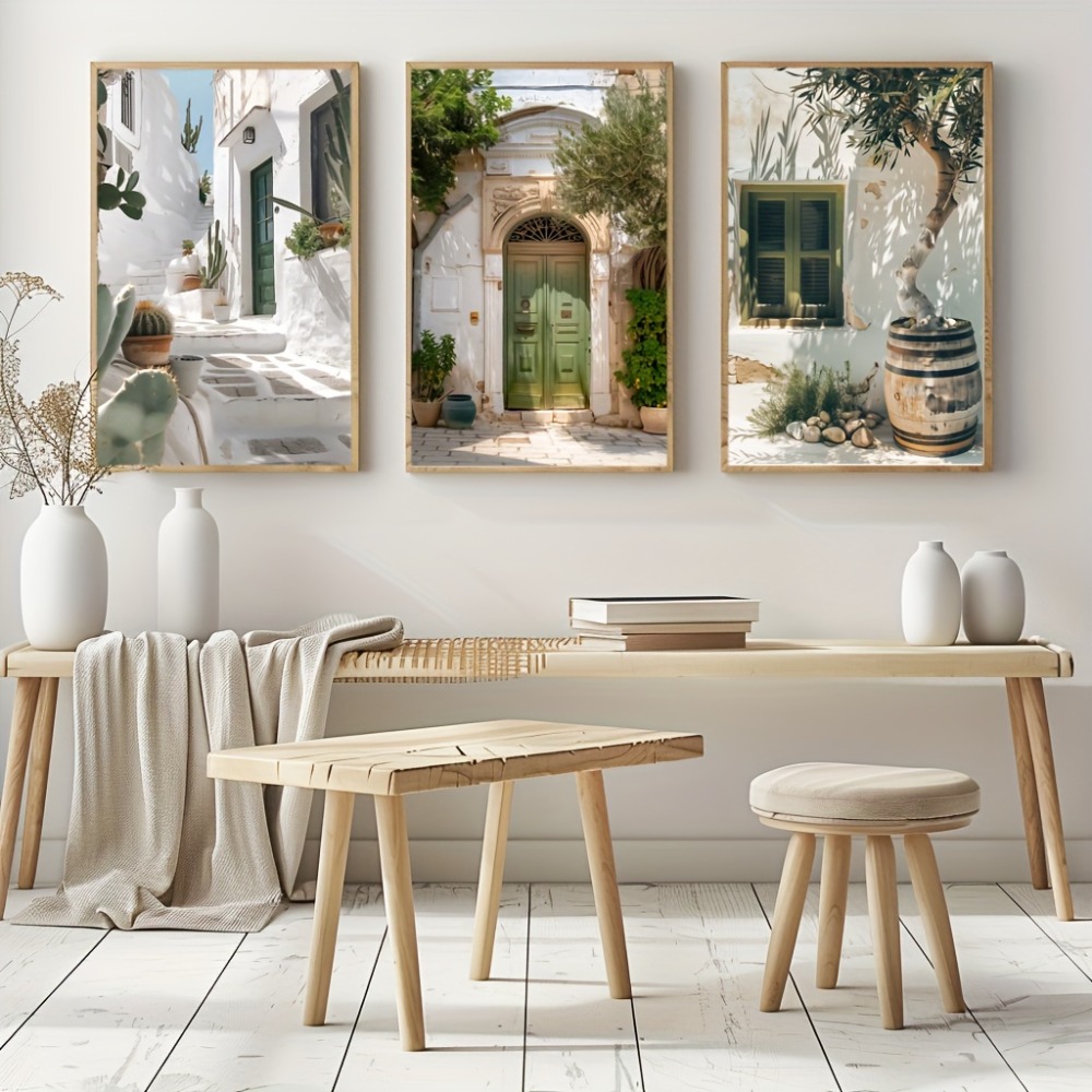 Home Cinema Wall Art - Conjunto de 3 Quadros em Tela