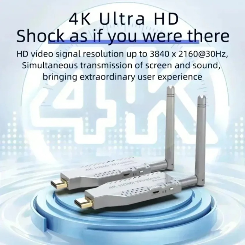 Home Cinema With Projector - Kit Transmissor e Receptor HDMI Sem