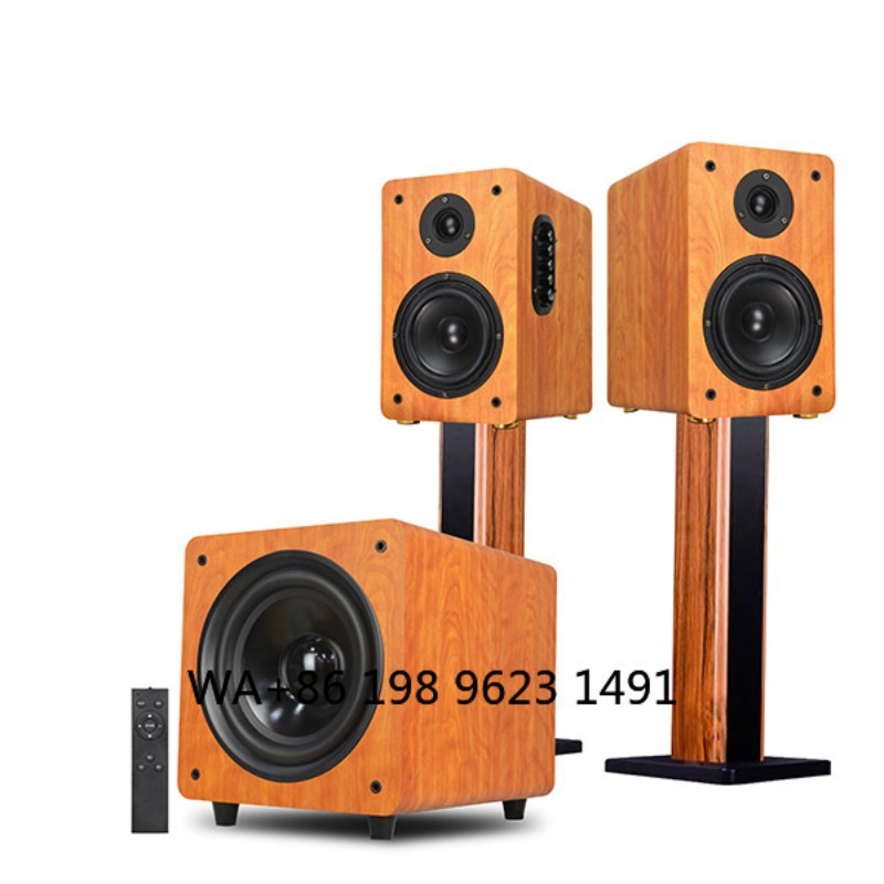 Home Cinema Usa - Subwoofer Ativo de Madeira 8 Polegadas