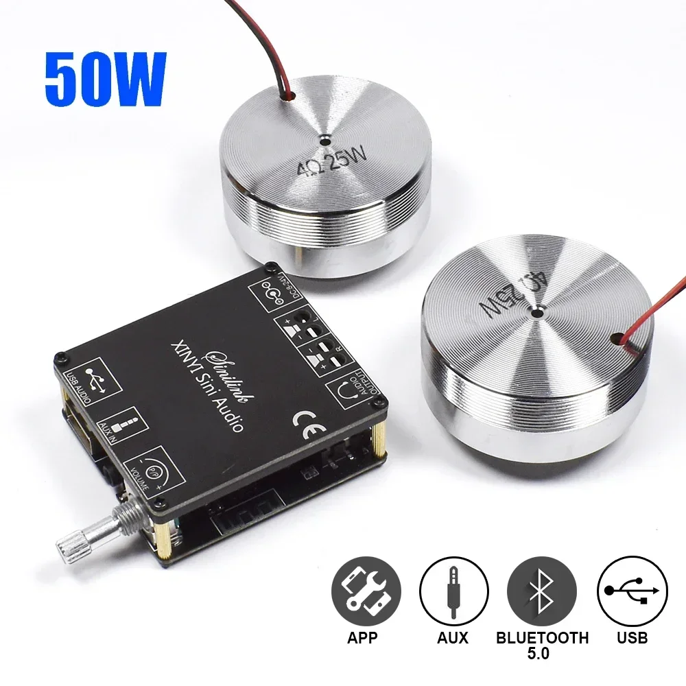 Home Cinema Equipment - 2*25w portátil estéreo vibração alto-falante de