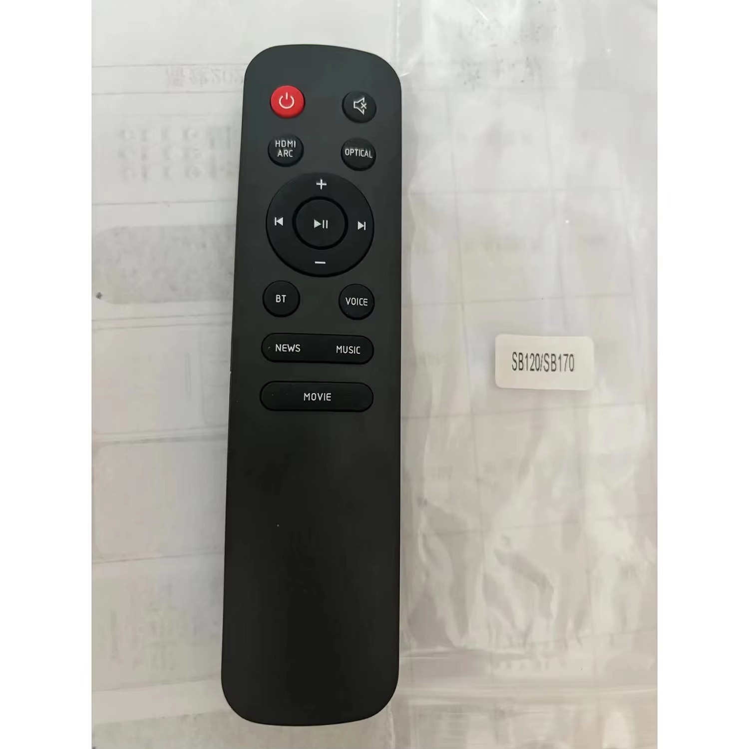 Home Cinema Of Soundbar - Substitua o controle remoto para JBL