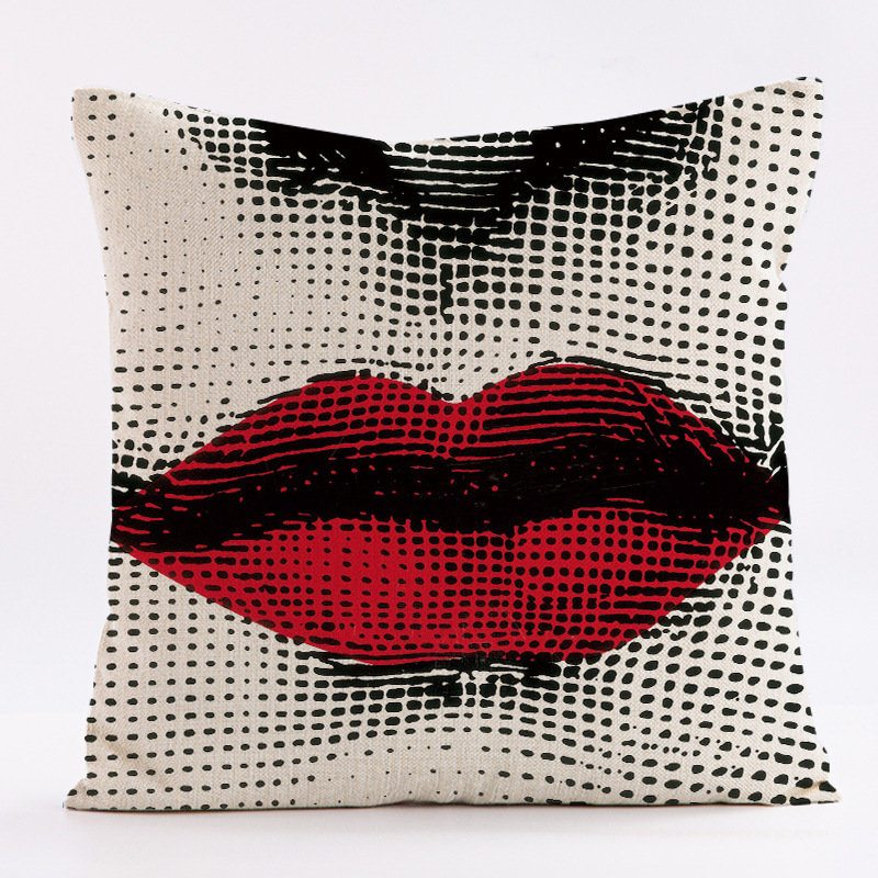Abstrato nórdico padrão facial - Recliner Sofa Cover avaliação e preço