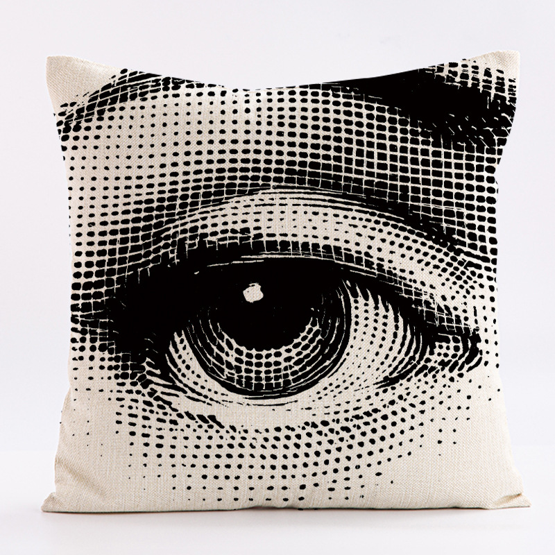 Abstrato nórdico padrão facial - Recliner Sofa Cover avaliação e preço