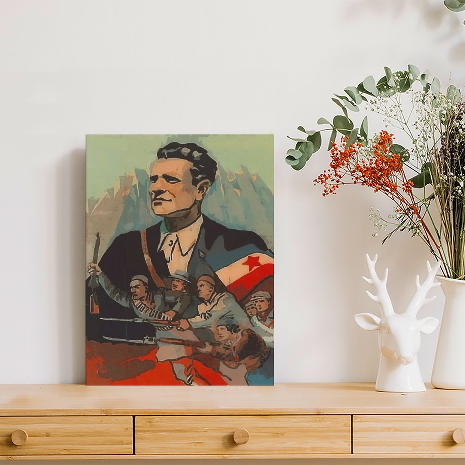 Jugoslavija Josip Broz Tito Po - Home Cinema Wall avaliação e preço