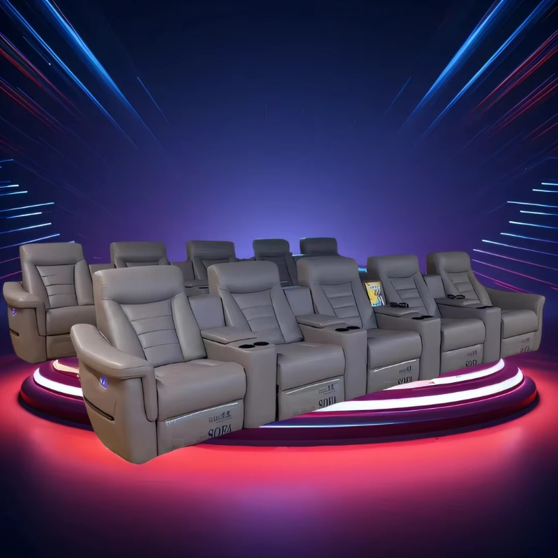 Conjunto de Sofás Reclináveis  - Home Cinema Interiors avaliação e preço