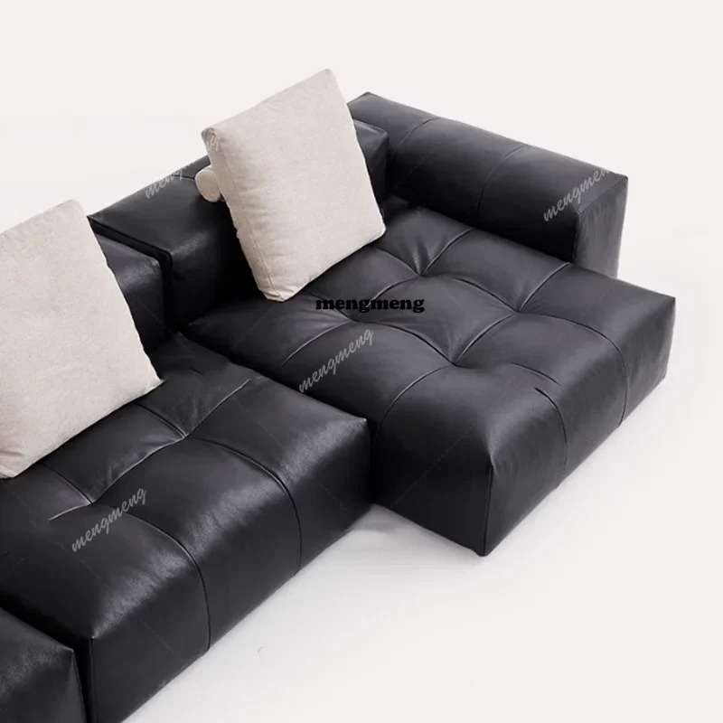 Sofá Nórdico de Couro Compacta - Home Cinema Room Design avaliação e preço