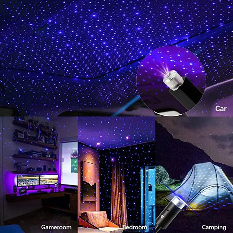 Mini carro led estrela luz not - Home Cinema With Projector avaliação e preço