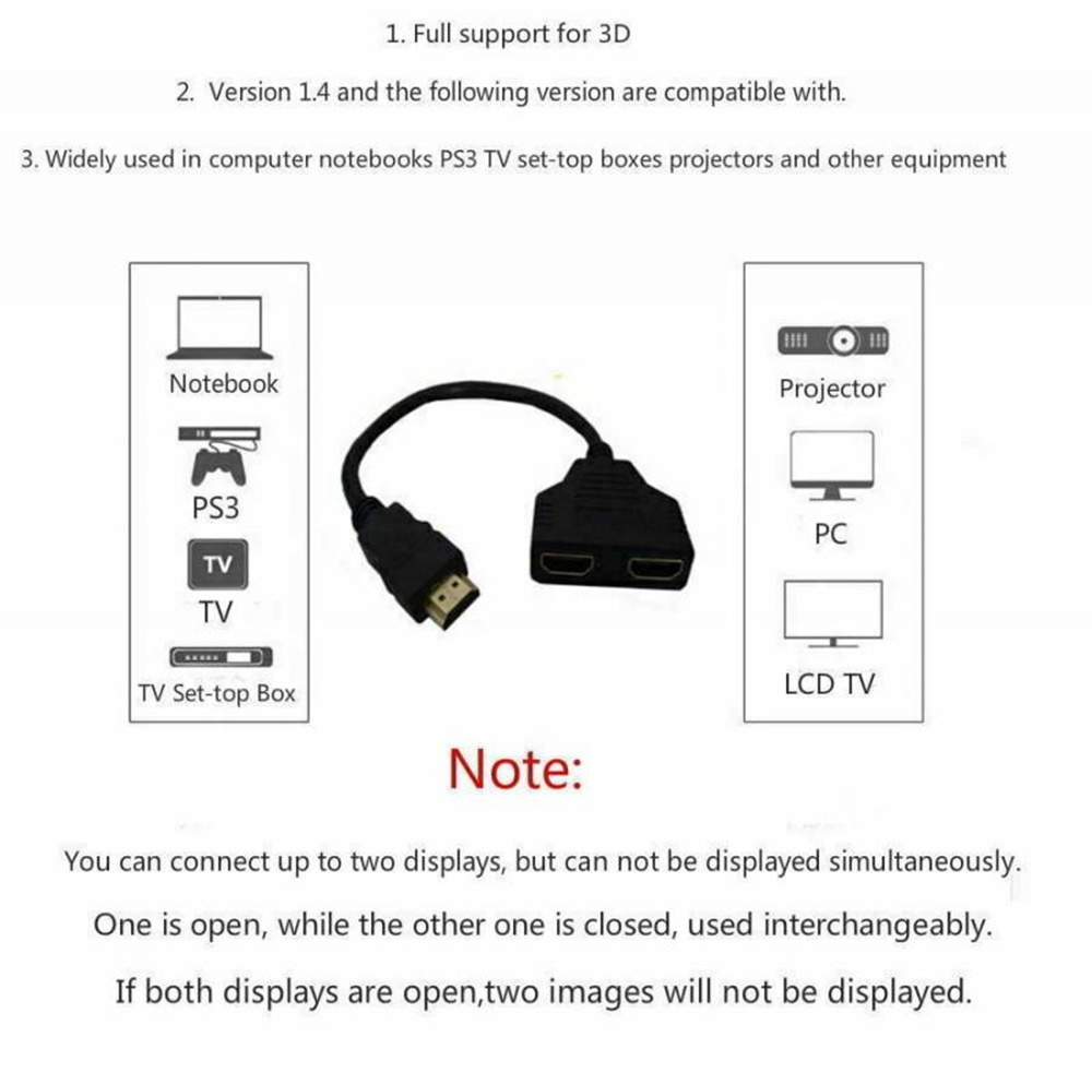Cabo divisor compatível com HD - Home Cinema With Projector avaliação e preço