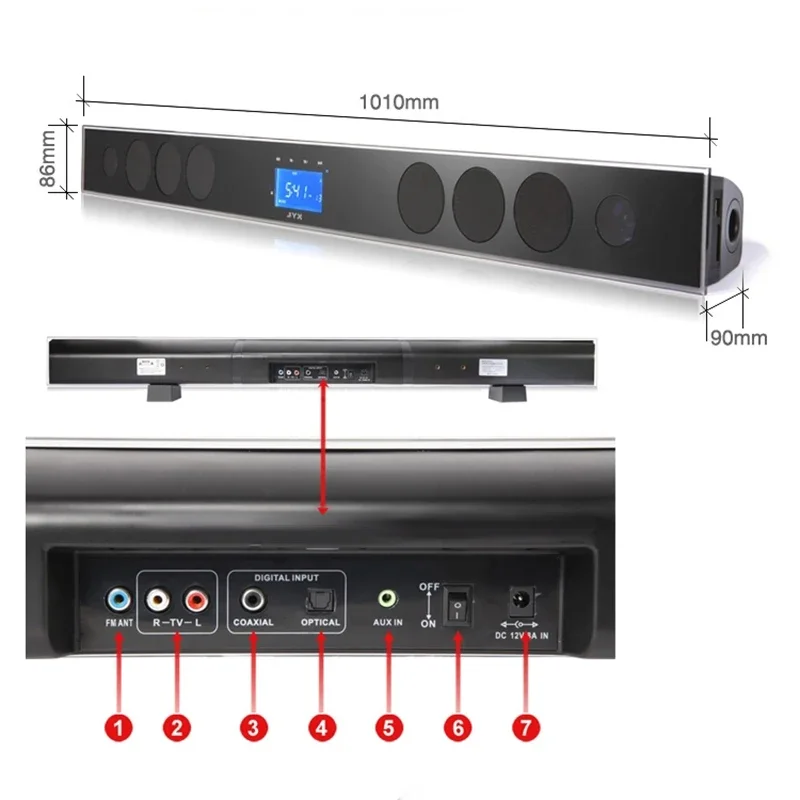 Museeq Soundbar Sem Fio para C - Home Cinema Of Soundbar avaliação e preço