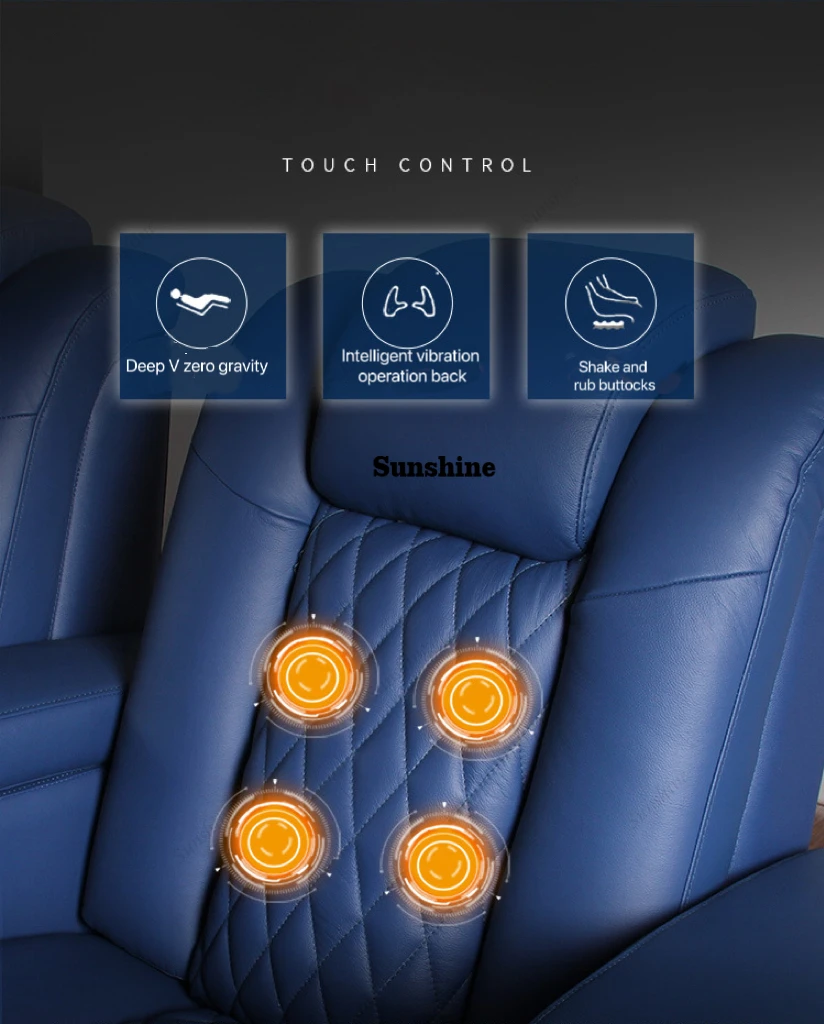 Sofá Elétrico de Cinema Branco - Home Cinema Interiors avaliação e preço