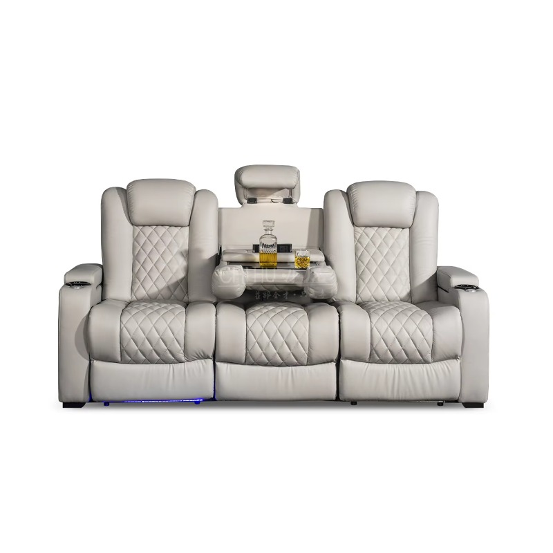 Sofá Elétrico de Cinema Branco - Home Cinema Interiors avaliação e preço