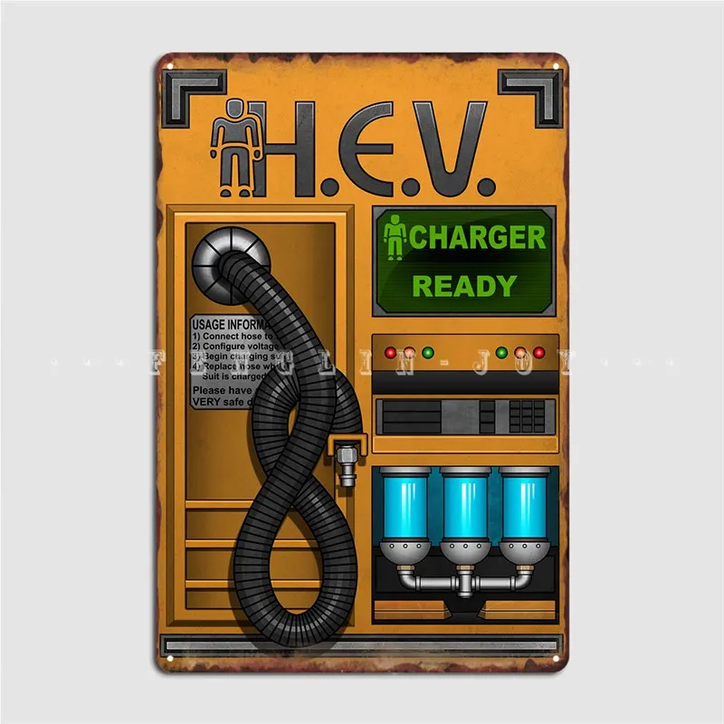 Half Life Hev Charger Metal Si - Home Cinema Wall avaliação e preço
