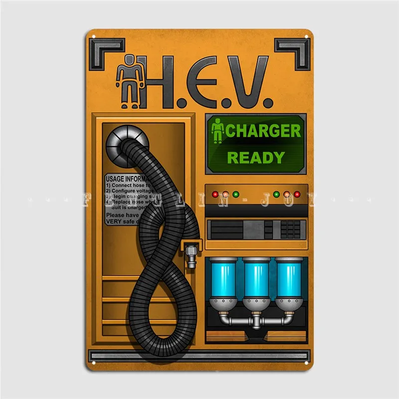 Half Life Hev Charger Metal Si - Home Cinema Wall avaliação e preço