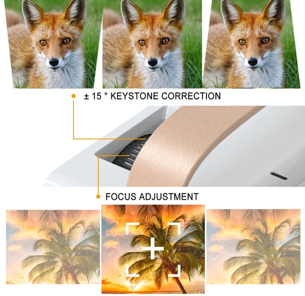 Portátil inteligente 4k projet - Home Cinema With Projector avaliação e preço