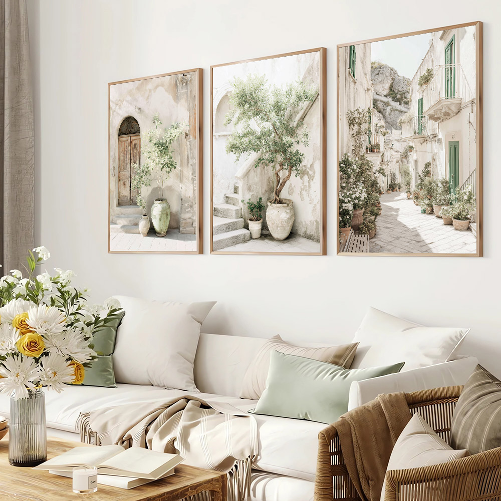 Conjunto de 3 Pôsteres em Tela - Home Cinema Wall avaliação e preço